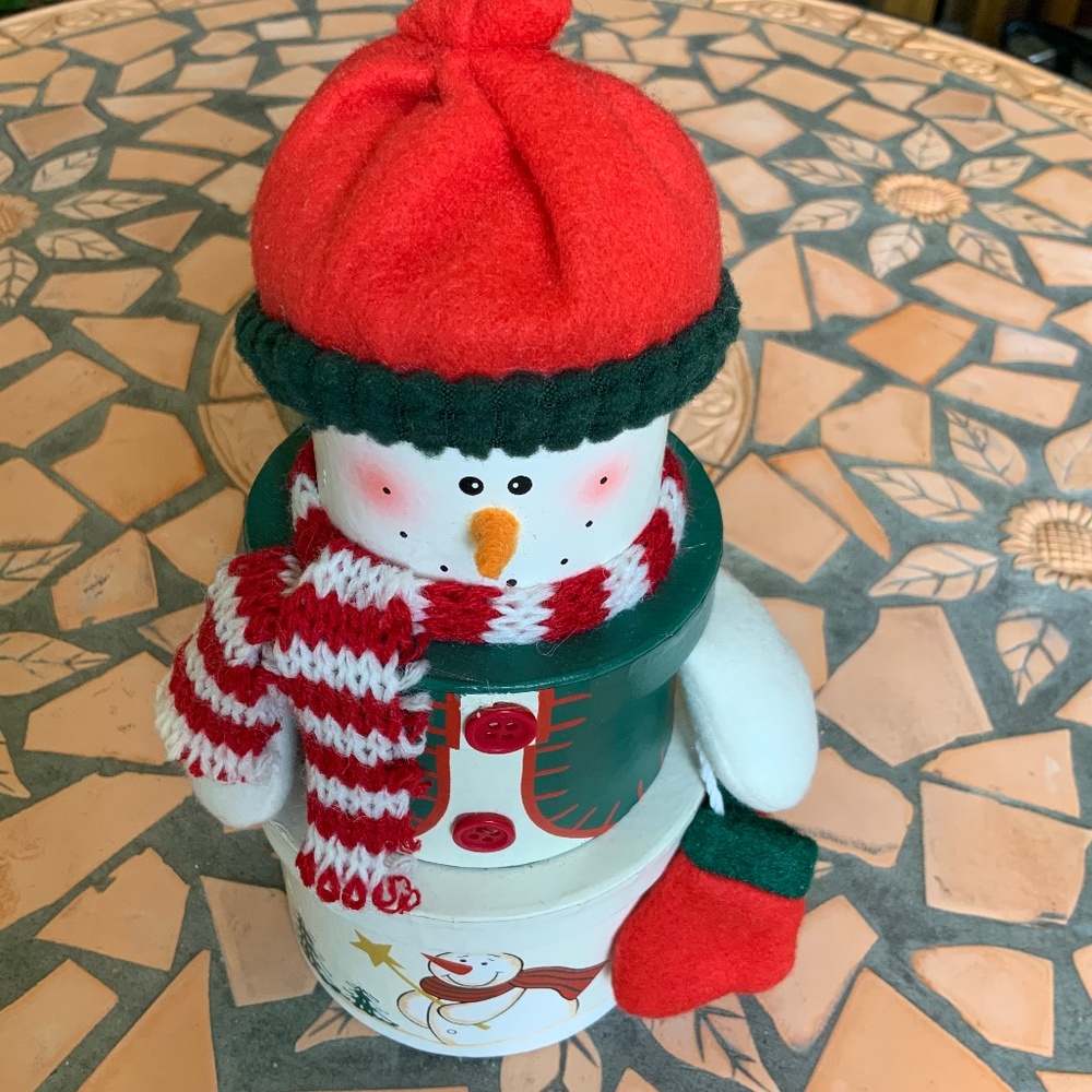 Snowman Decoration Treat Keeper